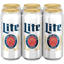 Miller Lite 6 Pk 16oz Cans