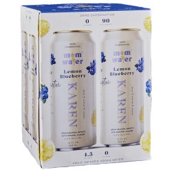 Mom Water Karen Bluebery 4pk