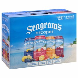 Seagram Escapes Var 12 Pk Cn