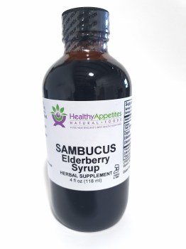 HEALTHY APPETITES Elderberry Syrup, 8 oz
