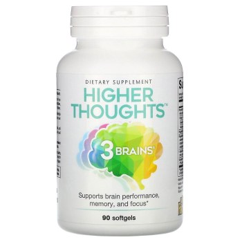 NATURAL FACTORS Higher Thoughts 3 Brains, 90 softgels