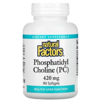 NATURAL FACTORS Phosphatidyl Choline, 420 mg, 90 Softgels