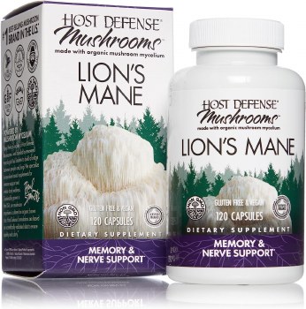 HOST DEFENSE Lion's Mane, 120 Capsules