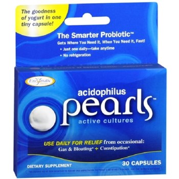 ENZYMATIC Acidophilus Pearls, 30 capsules