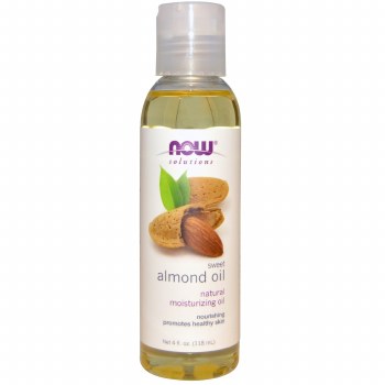 NOW Sweet Almond Oil, 4 fl. oz.