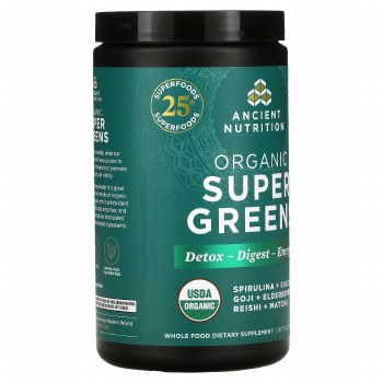 ANCIENT NUTRITION Suoer Greens, 7.05 oz