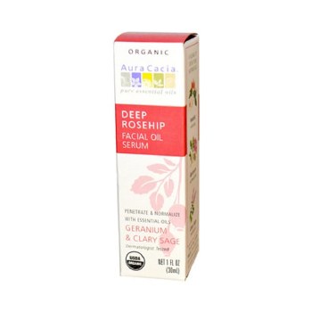 AURA CACIA Deep Rosehip Facial Serum, 1 oz