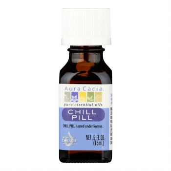 AURA CACIA Chill Pill Essential Oil, .5 fl oz