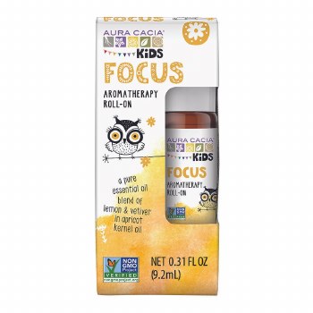 AURA CACIA Aromatherapy Kids Focus Roll-On, .31 fl oz