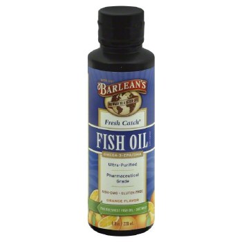 BARLEAN'S Fish Oil  Omega-3  Orange Flavor, 8 oz