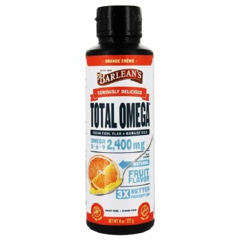 BARLEAN'S 3-6-9 Total Omega Orange Cream, 8 oz
