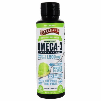 BARLEAN'S Omega-3 from Fish Oil , 1500 mg, Key Lime Pie, 8 oz