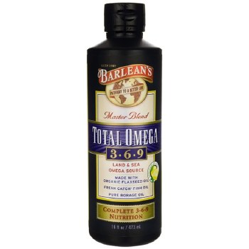 BARLEAN'S 3-6-9 Total Omega Master Blend, Lemonade Flavor, 16 oz