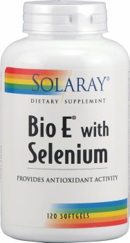 SOLARAY Bio E® plus Selenium, 400 IU - 120 Softgels