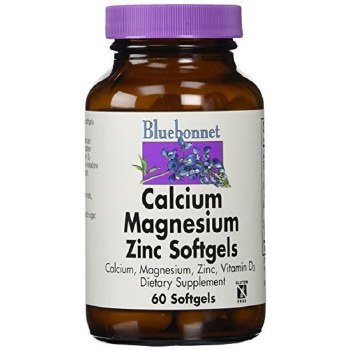 BLUEBONNET Calcium Magnesium Zinc, 60 softgels