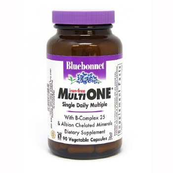 BLUEBONNET Multi-One Iron-Free, 90 vegetable capsules