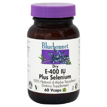 BLUEBONNET Vitamin E-400 Plus Selenium, 60 Vcaps