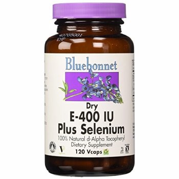 BLUEBONNET Dry E-400 iu Plus Selenium, 120 vegetable capsules