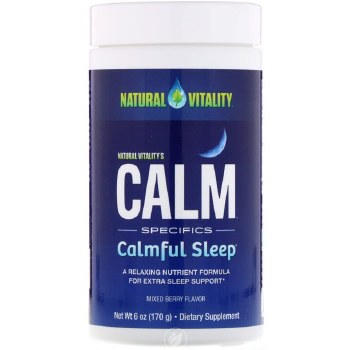 NATURAL VITALITY Calm Magnesium Sleep Mixed Berry Flavor, 6 oz