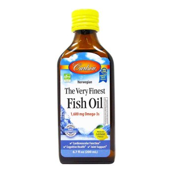 CARLSON Norwegian The Very Finest Fish Oil Lemon, 6.7oz
