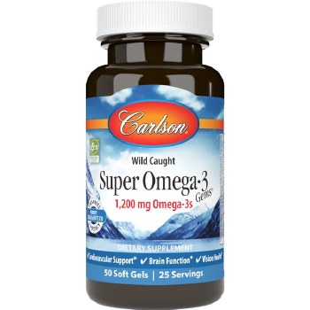 CARLSON Super Omega-3, 50 Softgels