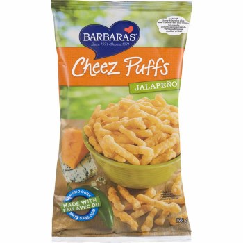 BARBARA'S Cheese Puffs, Jalepeno flavor