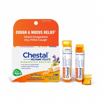 BOIRON Chestal Cough &amp; Mucus Relief Pellets, 2 MDT