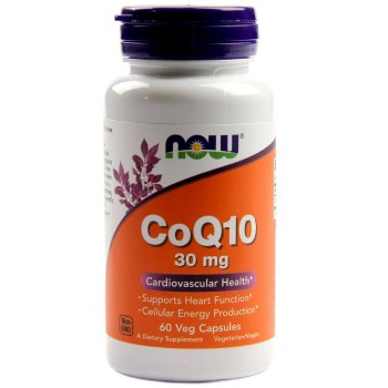 NOW CoQ10 30mg, 60 veg capsules