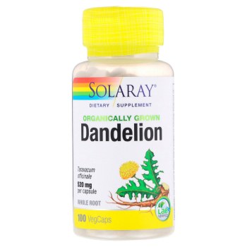 SOLARAY Dandelion, 100 VegCaps