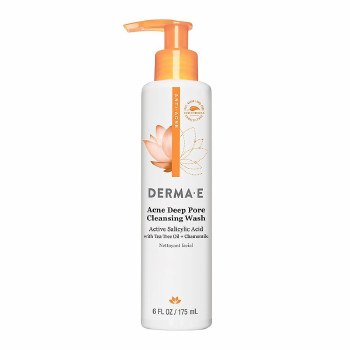 DERMA E Acne Deep Pore Cleansing Wash, 6 oz