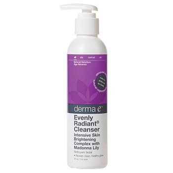 DERMA E Evenly Radiant Vitamin C Facial Cleanser, 6 oz