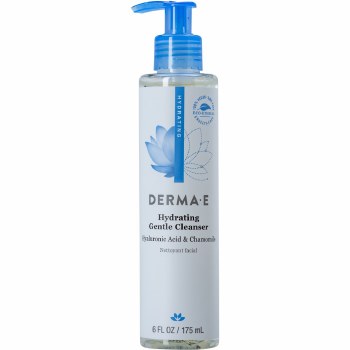 DERMA E Hydrating Gentle Cleanser, Hyaluronic Acid &amp; Chamomile