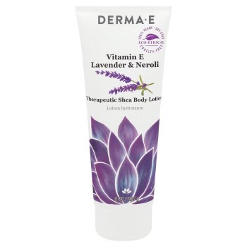 Derma E Vitamin E Lavender &amp; Neroli Therapeutic Shea Body Lotion, 8 Oz