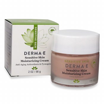 DERMA E Sensitive Skin Moisturizing Cream,2 oz
