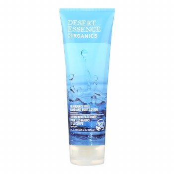 DESERT ESSENCE Fragrance-Free Hand and Body Lotion