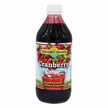 DYNAMIC HEALTH Pure Cranberry Unsweetened 100% Juice Concentate, 8 fl oz