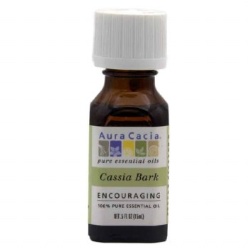 AURA CACIA Cassia Bark Pure Essential Oil, 0.5 oz