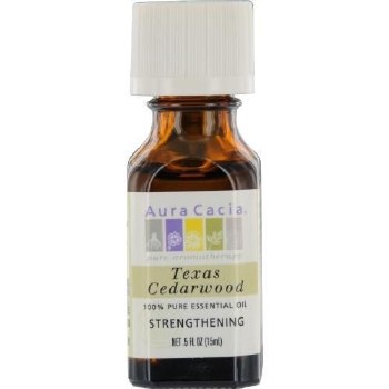 AURA CACIA Texas Cedarwood Pure Essential Oil, 0.5 oz