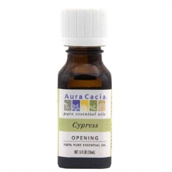AURA CACIA Cypress Pure Essential Oil, 0.5 oz