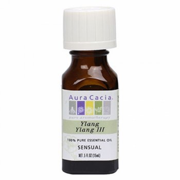 AURA CACIA Ylang Ylang Pure Essential Oil, 0.5 oz