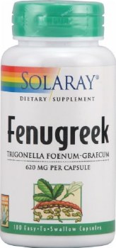 SOLARAY Fenugreek, 100 Capsules
