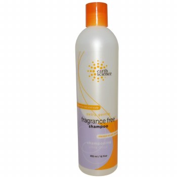 EARTH SCIENCE Fragrance Free Shampoo, 17 oz