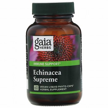 GAIA HERBS Echinacea Supreme, 60 Vegan Liquid Phyto-Caps