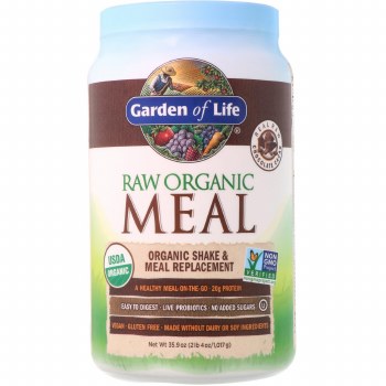 GARDEN OF LIFE Raw Organic Meal Chocolate, 35.9 oz