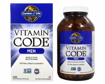 GARDEN OF LIFE Vitamin Code® Men RAW, 240 Vegetarian Capsules