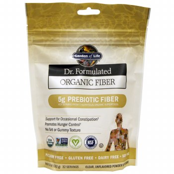 GARDEN OF LIFE Dr. Formulated Organic Fiber Unflavored, 6.8 oz