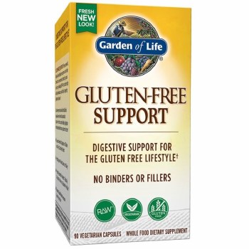 GARDEN OF LIFE Gluten-Free Support, 90 Vegetarian Capsules