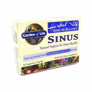 GARDEN OF LIFE Herbal Immune Balance Sinus, 60 Vegetarian Capsules