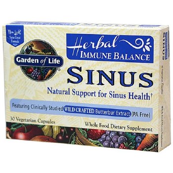 GARDEN OF LIFE Herbal Immune Balance Sinus, 30 Vegetarian Capsules