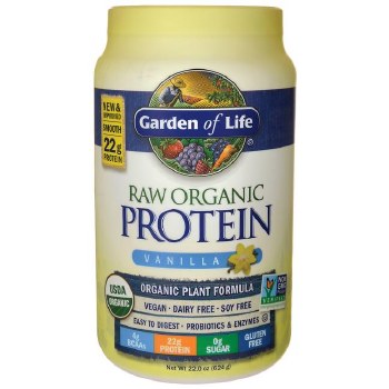 GARDEN OF LIFE RAW Organic Protein Plant Formula Vanilla, 21.86 oz